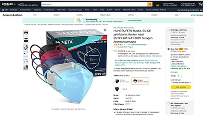 Particle filter mask