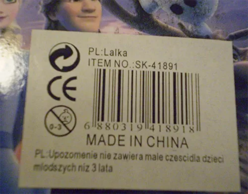 Plastic doll set