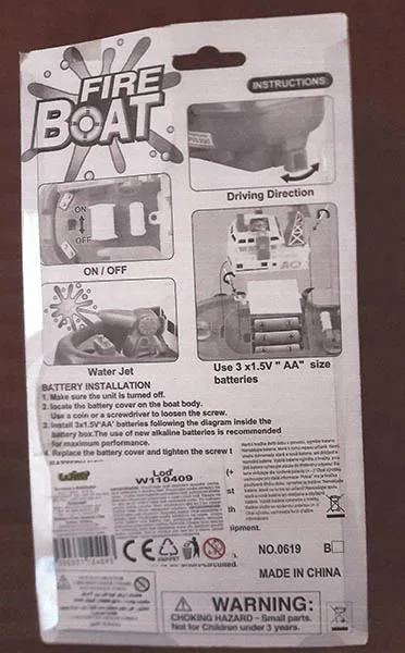 Battery operated toy