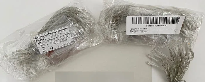 Outdoor lighting string