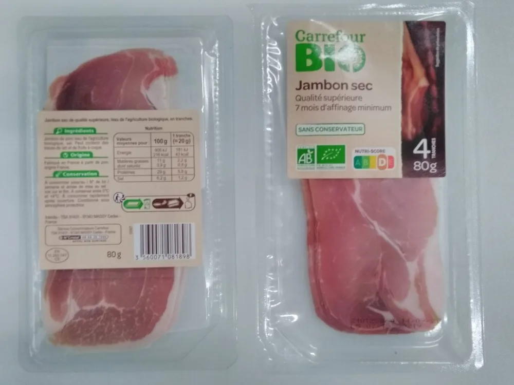 Jambon sec qualité supérieure 7 mois d'affinage minimum