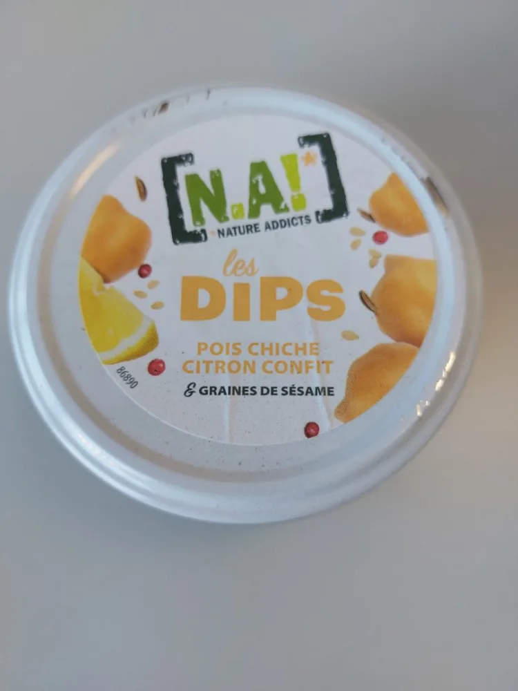 N.a! les dips pois chiche citron confit & graines de sésame