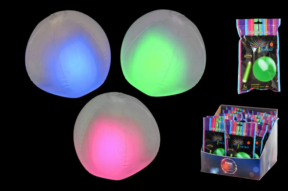 Glow beach ball