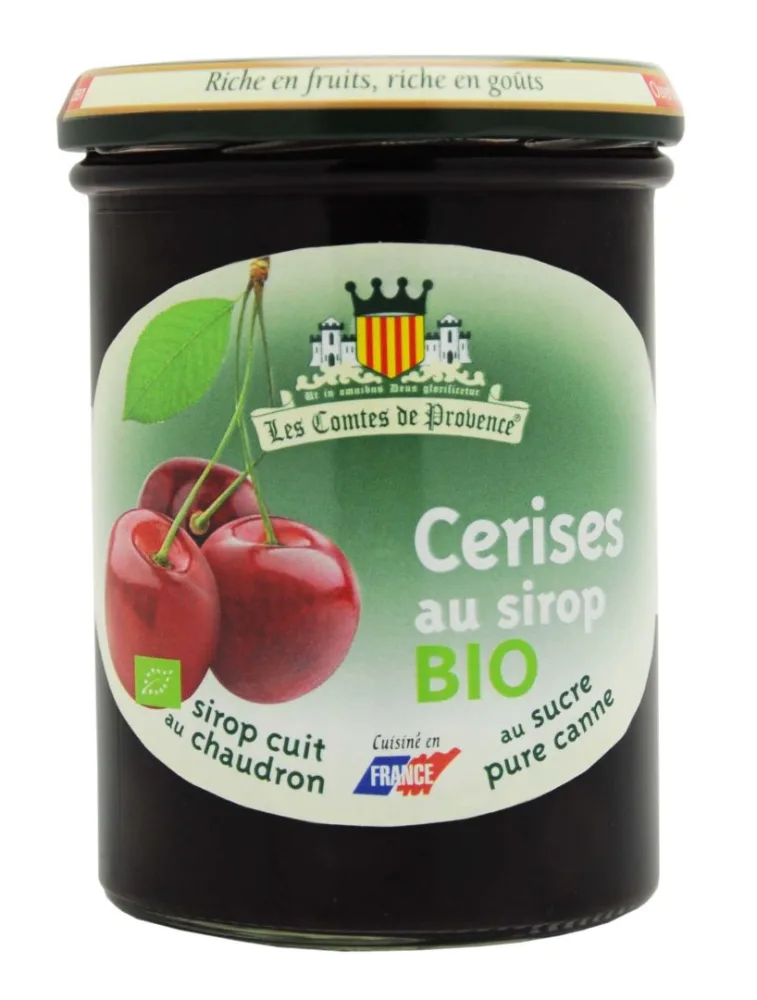 Cerises au sirop bio
