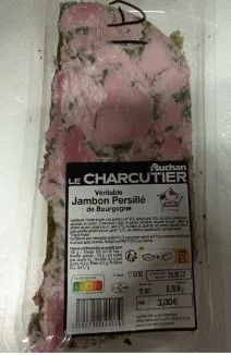 Veritable jambon persille de bourgogne auchan le charcutier