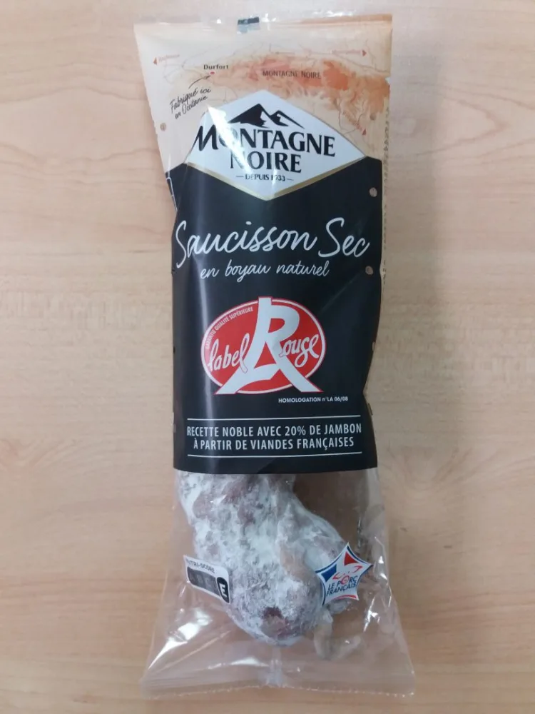 Saucisson sec 225g mn lr vpf