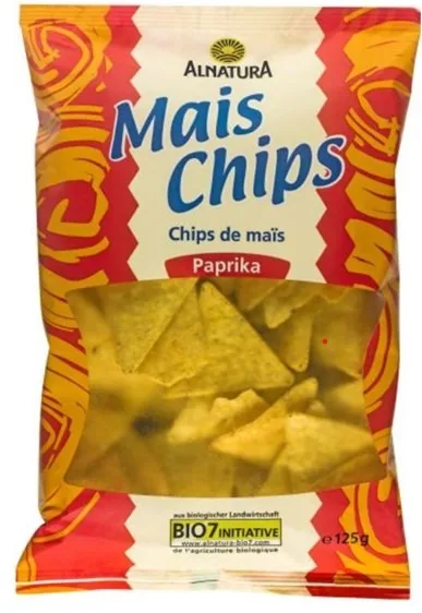 Chips de maïs paprika