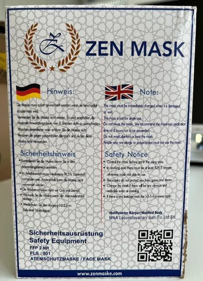 Particle filter mask