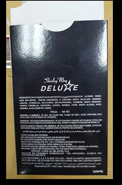 Eau de toilette