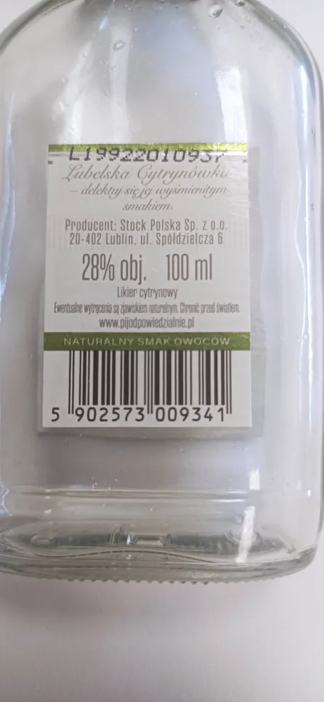 Lubelska Cytrynówka 28% 100 ml