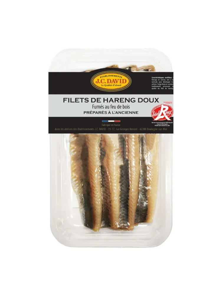 Filets de hareng doux fumé