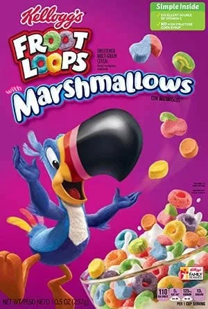 Kellogg's froot loops marshmallow