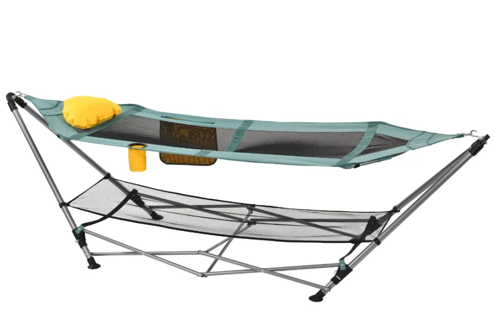 Hamac avec cadre pliant