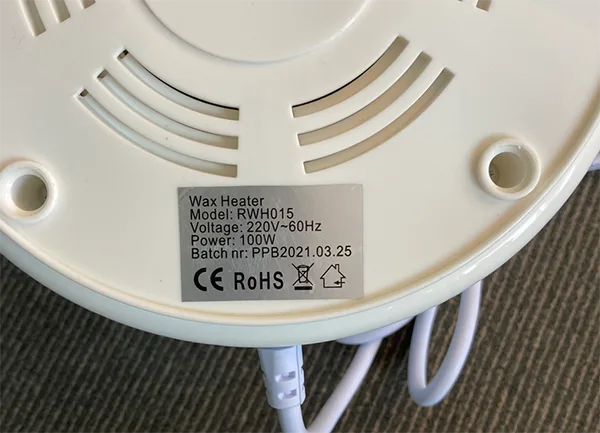 Wax heater