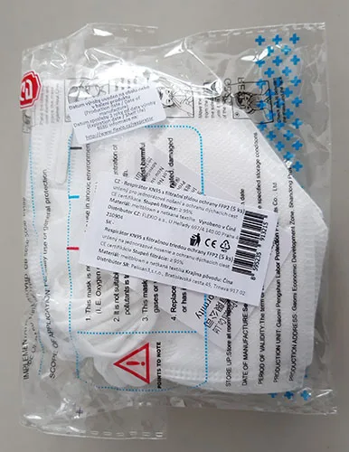 Particle filter mask