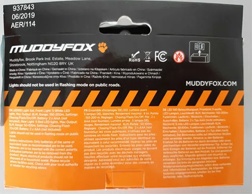 Bicycle light set