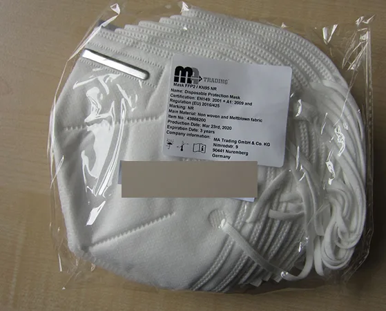 Particle filter mask