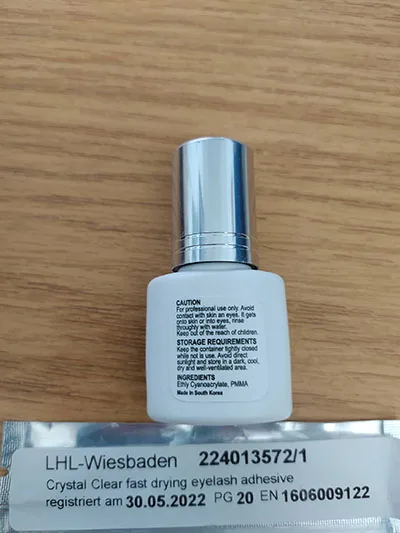 Eyelash adhesive