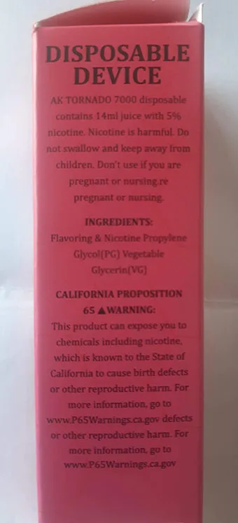 Disposable electronic cigarette