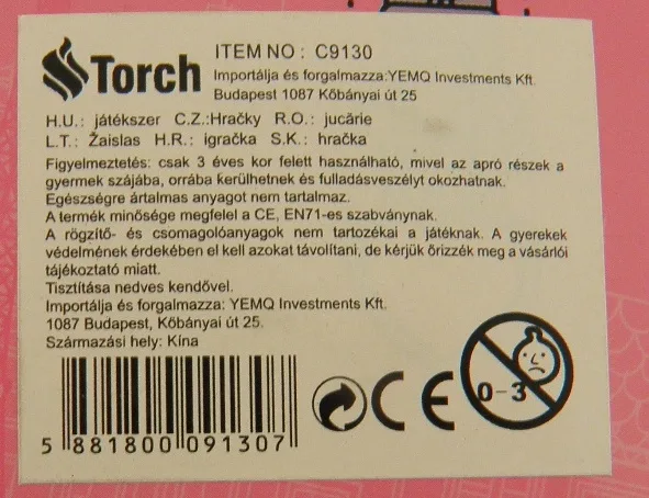 Plastic doll with accesiores