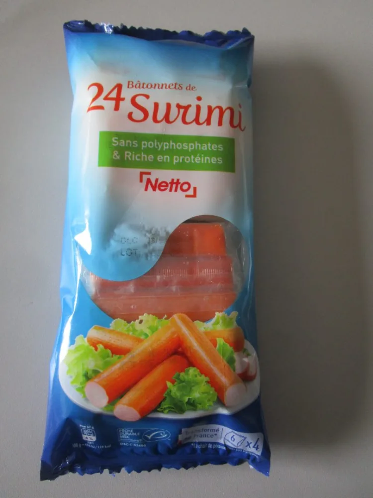 Batonnets de surimi