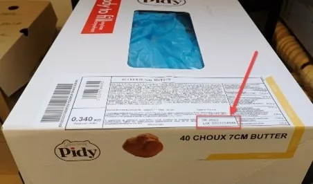40 choux 7cm au beurre