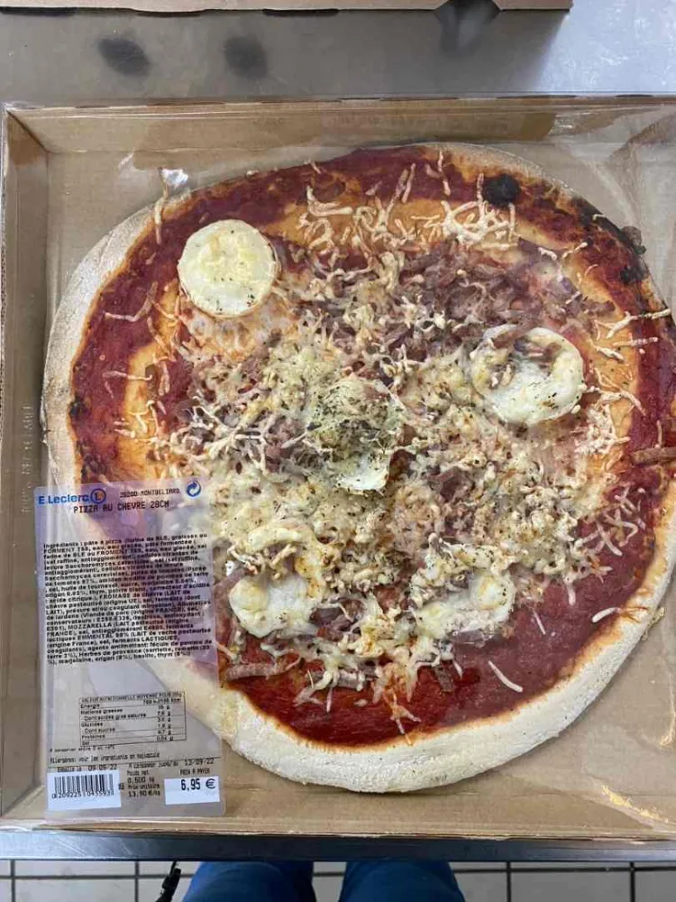 Pizza au chèvre