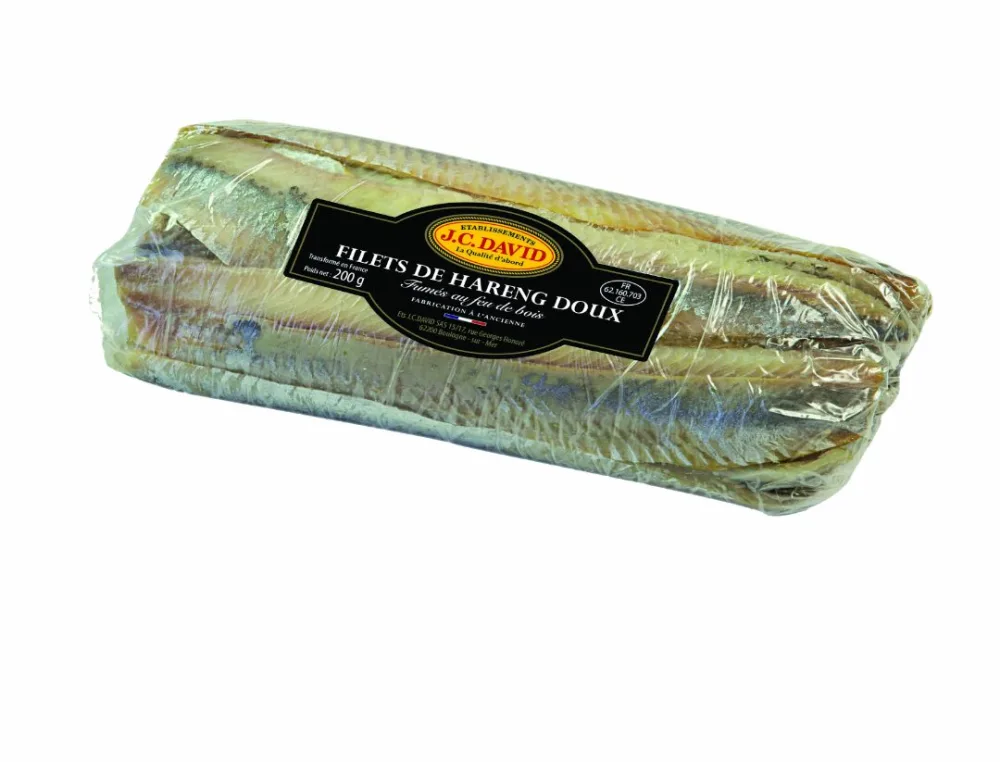 Filets de hareng doux fumé