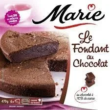 Fondant au chocolat / tarte tatin - surgeles - marque marie