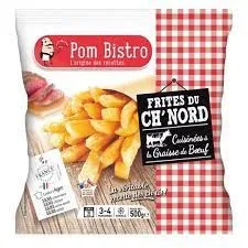 Frites / pommes de terre grenaille / wedges surgelees - marque pom bistro
