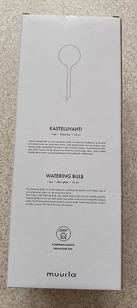 Watering bulb