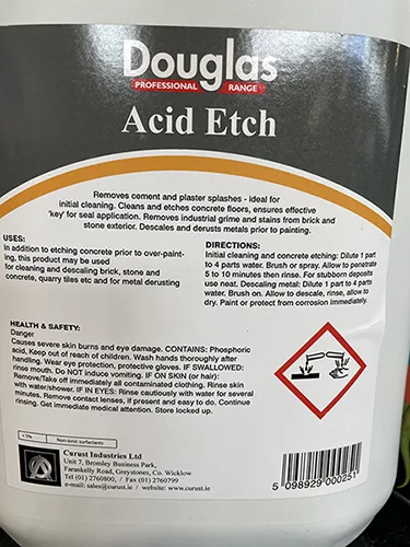 Cement cleaner