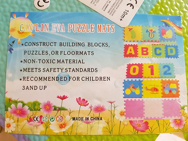 Puzzle play mat