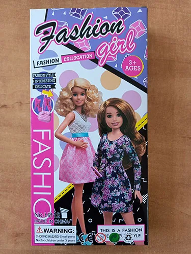 Plastic doll set