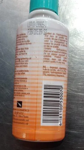 Skin-lightening oil