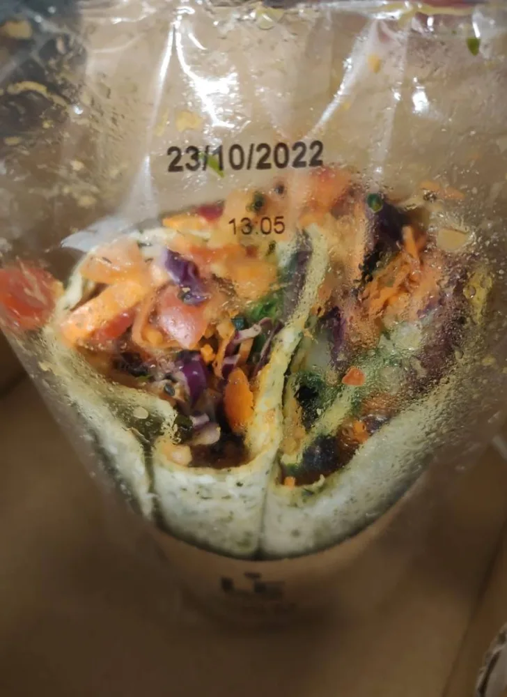 Le wrap poulet basilic