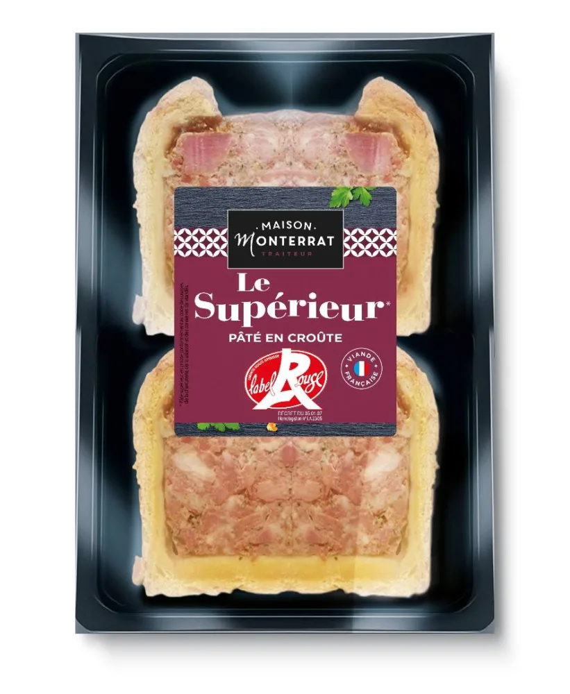 Pâté en croûte en tranches