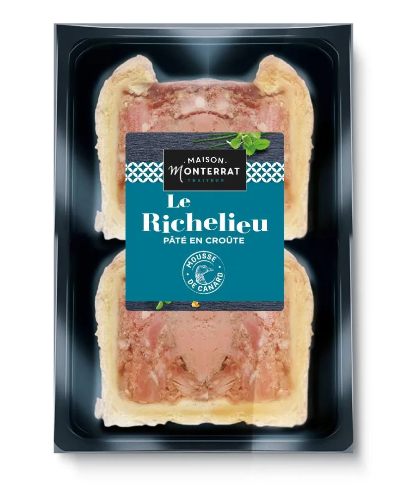 Pâté en croûte en tranches