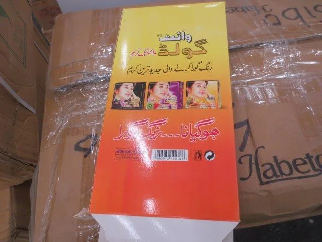 Skin lightening cream.