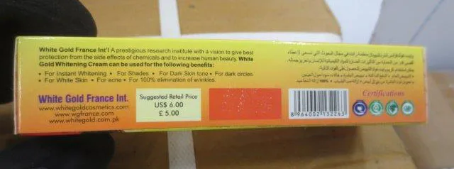 Skin lightening cream.