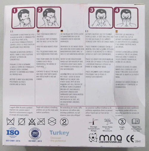 Particle filter mask