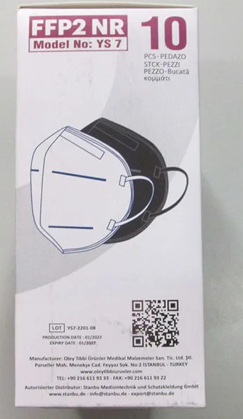 Particle filter mask