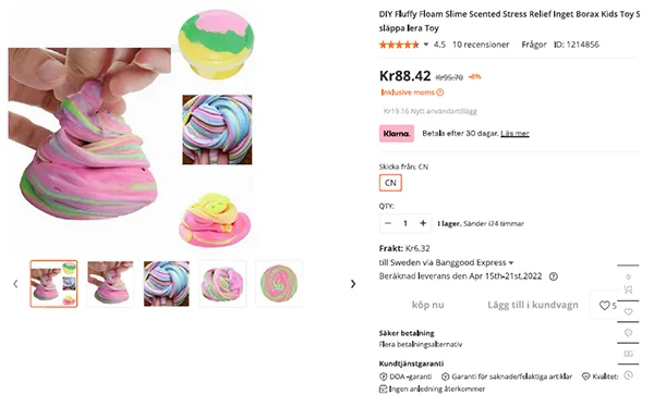 Toy slime