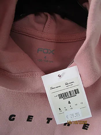 Children's hooded sweatshirt