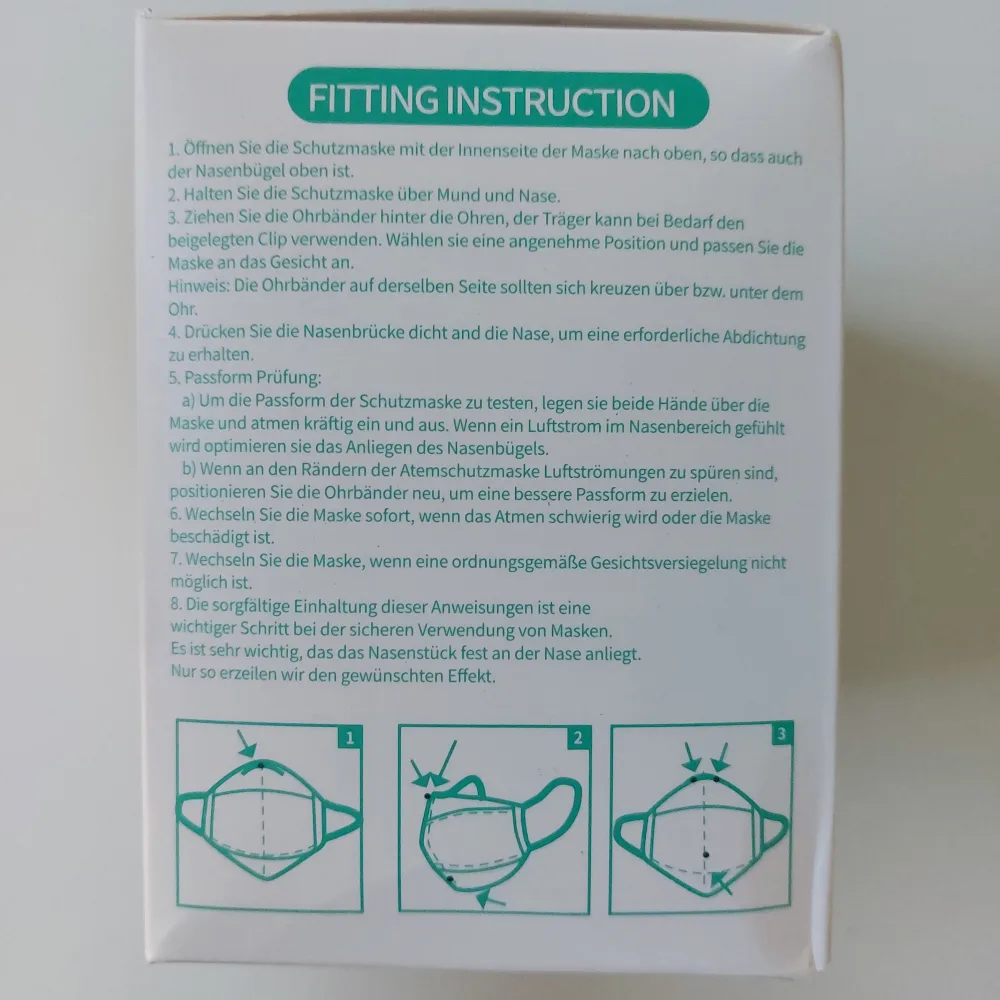 Particle filter mask