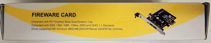 Peripheral component interconnect (PCI) card