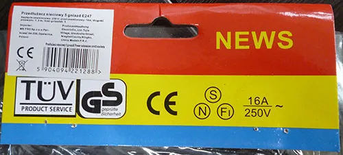 Extension lead