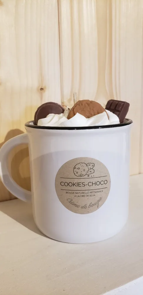 Bougie cookie-choco gourmande