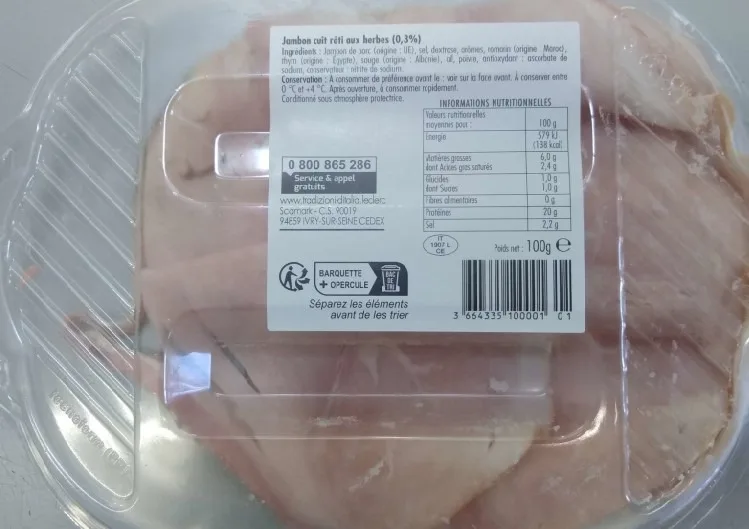 Prosciutto alle erbe 100g