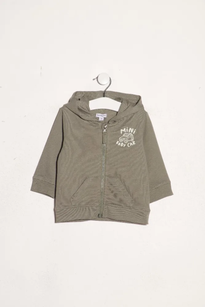 Sweat zippé - garçon 0-36mois